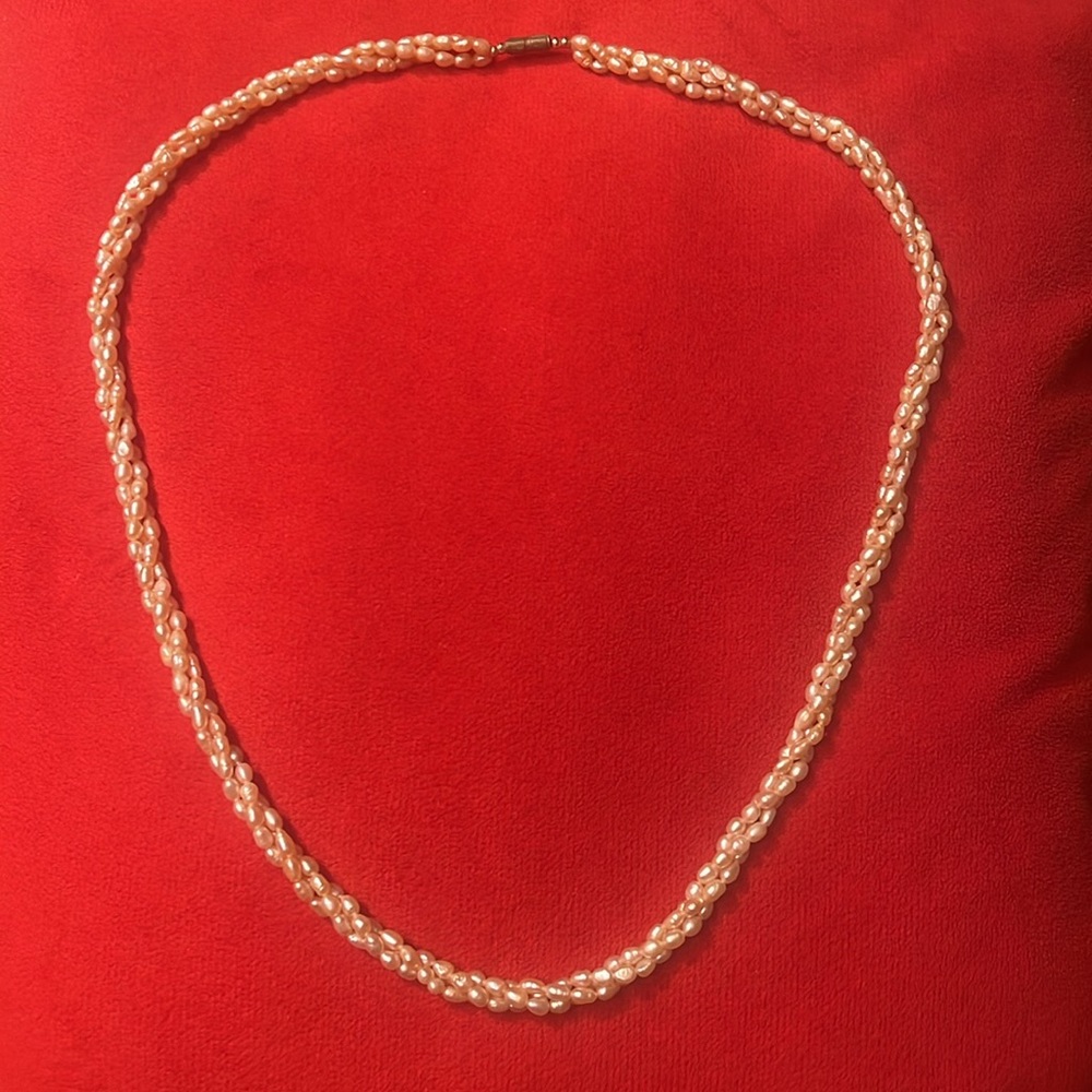 Antique Pearl Necklace. 27”